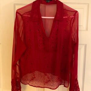 Fabulous women’s sheer beaded top